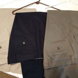 3 PAIR OF DOCKERS SOFT KHAKIS 38x29
